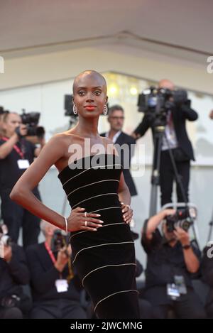 Célébrités modèles assister à l'ouverture du Festival du film de Venise 79th 2022. 31 août Venise. FAMA © Fausto Marci Banque D'Images