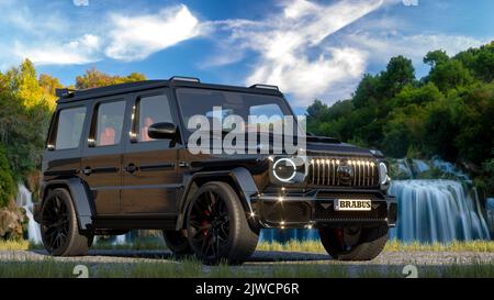 Mercedes-Benz AMG G63 BRABUS 700 Banque D'Images