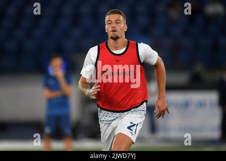 Sergueï Milinkovic-Savic de SS Latium pendant la série Un match entre SS Lazio et SSC Napoli au Stadio Olimpico sur 03 septembre 2022 à Rome, Italie. Banque D'Images