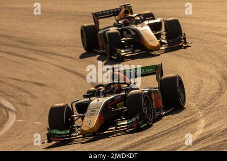 01 HIDER Dennis (NOR), Prema Racing, Dallara F2, action lors de la manche 12th du Championnat de Formule 2 de la FIA 2022, de 2 septembre à 4, 2022 sur le circuit de Zandvoort, aux pays-Bas, Belgique - photo: Diederik Van Der Laan/DPPI/LiveMedia Banque D'Images