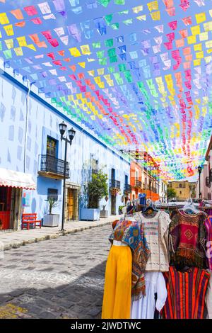 Avenue 5 de Mayo, Oaxaca de Juarez, Oaxaca, Mexique Banque D'Images