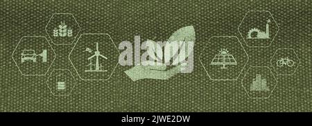 Réduire les émissions de CO2 pour arrêter le changement climatique Banque D'Images