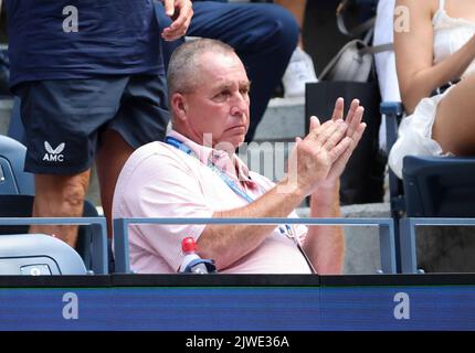 Ivan Lendl, entraîneur d'Andy Murray de Grande-Bretagne pendant le jour 5 de l'US Open 2022, 4th Grand tournoi de tennis de la saison sur 2 septembre 2022 au Centre national de tennis de l'USTA à New York, Etats-Unis - photo Jean Catuffe / DPPI Banque D'Images