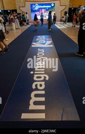 Événement éclair « imagine Your Korea » à Vanderbilt Hall du Grand Central terminal, New York City, États-Unis, 22 août 2022 Banque D'Images