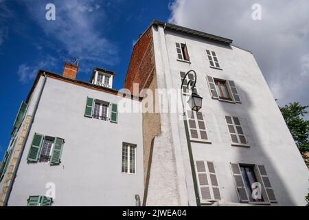 Bâtiments dans le vieux quartier, Vichy, Allier, région DE L'AURA, Centre de la France Banque D'Images