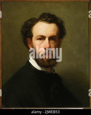 Autoportrait. Rodakowski, Henryk (1823-1894), peintre Banque D'Images