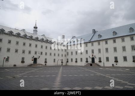 Cloître intérieur du Séminaire de Québec, Québec Banque D'Images