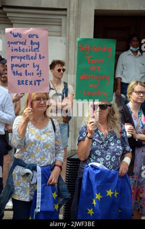 Londres, Royaume-Uni, 5 septembre 2022. La sélection de Liz Truss comme premier ministre pour suivre Boris Johnson annoncé à la reine Elizabeth II Credit: JOHNNY ARMSTEAD/Alamy Live News Banque D'Images