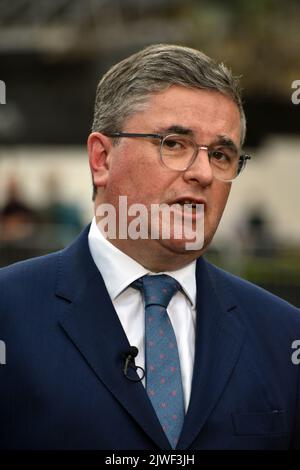 Londres, Royaume-Uni, 5 septembre 2022. La sélection de Liz Truss comme premier ministre pour suivre Boris Johnson annoncé à la reine Elizabeth II Credit: JOHNNY ARMSTEAD/Alamy Live News Banque D'Images