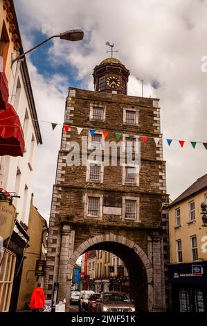 Tour Clock Gate de Youghal, Irlande. Banque D'Images