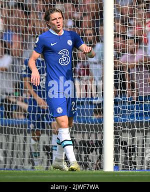 03 septembre 2022 - Chelsea v West Ham United - Premier League - Stamford Bridge Conor Gallagher de Chelsea pendant le match au Stamford Bridge. Image : Mark pain / Alamy Live News Banque D'Images