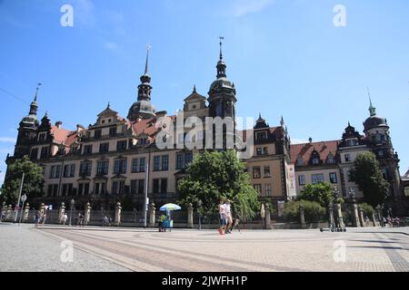 Dresde est la 12th ville la plus peuplée d'Allemagne, la quatrième plus grande par région (après Berlin, Hambourg et Cologne), et la troisième ville la plus peuplée ... Banque D'Images