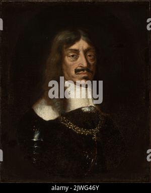 Portrait de John Casimir Vasa (1609-1672), roi de Pologne. Nieznany malarz polski, peintre Banque D'Images