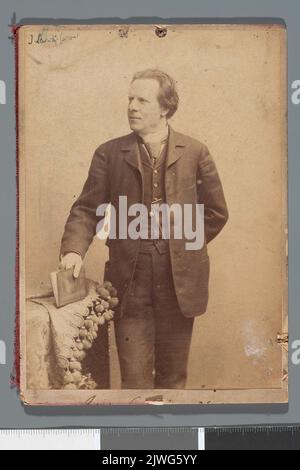 Portrait de Josef Lewinsky (1835-1907), acteur du Burgtheater de Vienne (vue des genoux vers le haut). Inconnu, photographe Banque D'Images