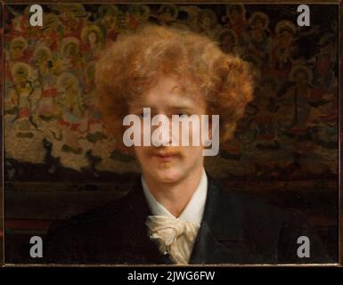 Portrait d'Ignacy Jan Paderewski (1860-1941). Alma-Tadema, Lawrence (1836-1912), peintre Banque D'Images