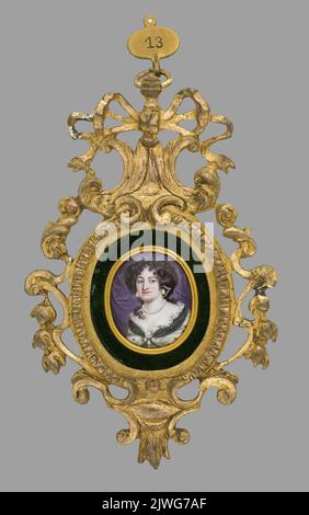 Elisabeth Dorothea von Sachsen Gotha-Altenburg (1640-1709), deuxième épouse de Ludwig VI Landgrave von Hessen-Darmstadt. Garçon, Pierre (1648-1727 ; St.), peintre, inconnu, peintre Banque D'Images