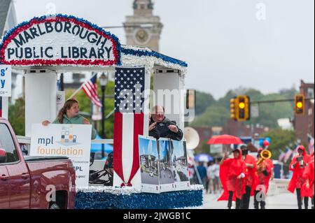 Défilé de la fête du travail à Marlborough, Massachusetts Banque D'Images