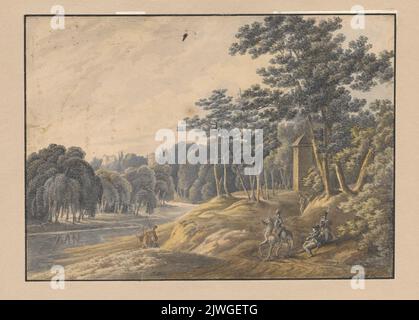 Armée polonaise près de Puławy. Frey, Jan Zachariasz (1769-1829), peintre Banque D'Images