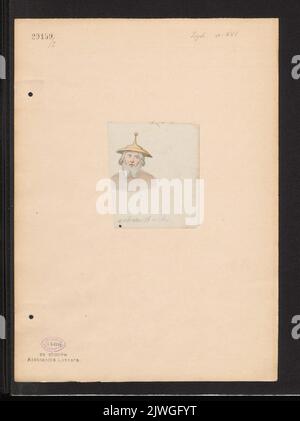 Reproduction du dessin: Aleksander Lesser (1814-1884), Bénédiction de ...