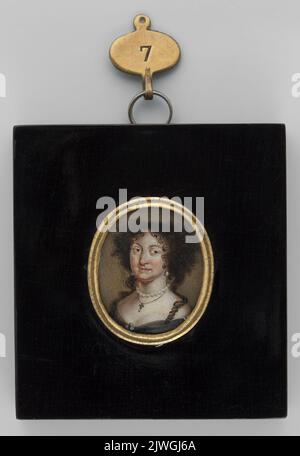 Elżbieta Dorota Sachsen GothaElisabeth Dorothea von Sachsen Gotha-Altenburg (1640-1709), druga żona Ludwika VI Landgrafa von Hessen-Darmstadt. Inconnu, peintre Banque D'Images