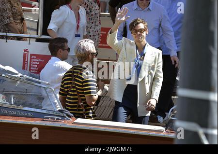 Venise, Italie. 05th septembre 2022. Harry Styles arrive pour le photocall de 'ne vous inquiétez pas Darling' lors du Festival International du film de Venise 79th sur 05 septembre 2022 à Venise, Italie. Crédit : UPI/Alay Live News Banque D'Images