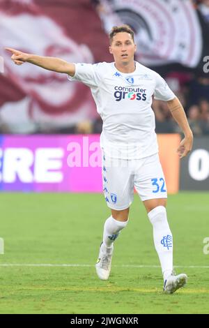 Salerno, Italie. 05th septembre 2022. Nicolas Haas d'Empoli FC se présente lors de la série Un match entre US Salernitana 1919 et FC Empoli au Stadio Arechi (photo par Agostino Gemito/Pacific Press) Credit: Pacific Press Media production Corp./Alay Live News Banque D'Images