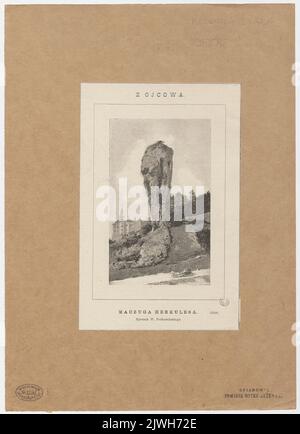 Reproduction du dessin: Podkowiński, Władysław (1866-1895), Maczuga Herkulesa [Club of Hercules]; de: «Tygodnik Ilustrowany» 1890, no 40 (4 octobre), p. 224. Tygodnik Ilustrowany (Warszawa ; czasopismo ; 1859-1939), éditeur Banque D'Images