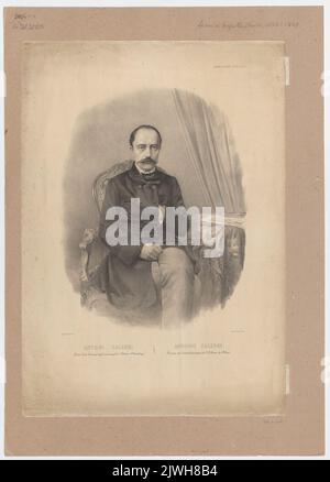 Portrait d'Antoni Zaleski. Lemercier, Rose Joseph (Paryż ; zakład litograficzny ; 1827-post 1899), lithographie atelier, Lemoine, Auguste Charles (1822-1869), graphiste, Wilczyński, Jan Kazimierz (1806-1885), éditeur Banque D'Images