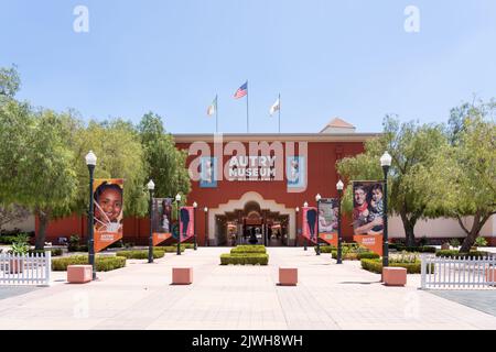 Autry Museum est exposé le 6 juillet 2022 à Los Angeles, Californie, États-Unis. Banque D'Images