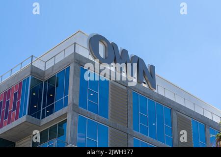 Los Angeles, CA, États-Unis - 6 juillet 2022 : SON siège social (Oprah Winfrey Network) à Los Angeles, CA, États-Unis. Banque D'Images
