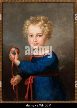 Portrait d'un enfant. Schweikart, Karol (1772-1855), peintre Banque D'Images