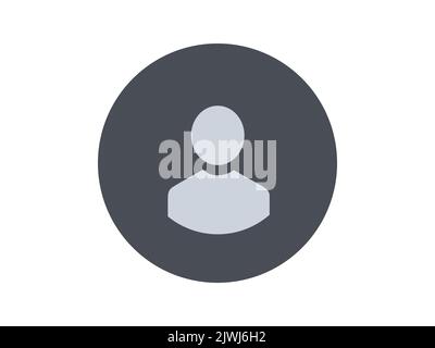 Profil utilisateur pour le site, l'application. Profil d'icône pour Stream, chat web, amis de réunion en ligne, site de rencontres. Illustration vectorielle. Illustration de Vecteur
