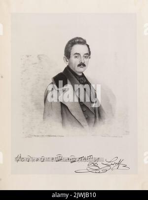 Portrait d'Alexei Lvov. Grünewald, Heinrich Ferdinand (1802-1849), lithographe, Braunsdorf, J. (fl. Ca 1840-1910), imprimeur Banque D'Images