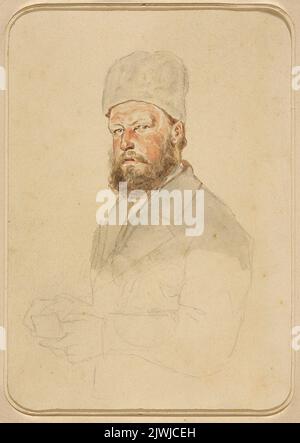 Portrait d'Aleksander Branicki. Juliusz Kossak (1824-1899), peintre Banque D'Images