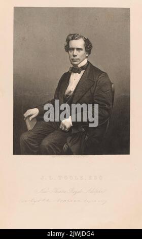 Portrait de John Lawrence Toole. Mayall, John Jabez Edwin (1813-1901), photographe, Pound, Daniel John (fl. Ca 1842-1870), graphiste Banque D'Images