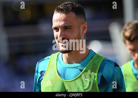 Florence, Italie. 03rd septembre 2022. Portrait de Gatti pendant l'ACF Fiorentina vs Juventus FC, football italien série A match à Florence, Italie, 03 septembre 2022 crédit: Agence de photo indépendante/Alamy Live News Banque D'Images