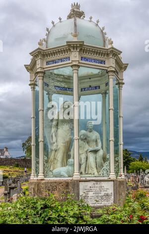 Le monument des martyrs dans le cimetière de la vieille ville, Stirling. Groupe de marbre de Handyside Ritchie, érigé en 1859. Banque D'Images