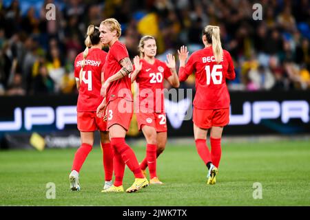 Sydney, Australie. 06th septembre 2022. Lors du match international féminin entre les Matildes d'Australie et le Canada au stade Allianz de 06 septembre 2022 à Sydney, en Australie. Credit: Izhar Ahmed Khan/Alamy Live News/Alamy Live News Banque D'Images