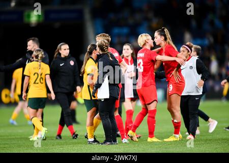 Sydney, Australie. 06th septembre 2022. Lors du match international féminin entre les Matildes d'Australie et le Canada au stade Allianz de 06 septembre 2022 à Sydney, en Australie. Credit: Izhar Ahmed Khan/Alamy Live News/Alamy Live News Banque D'Images