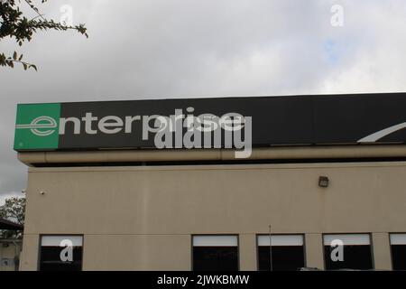 San Antonio, États-Unis. 05th septembre 2022. Une succursale Enterprise location D'Autos à San Antonio, Texas, États-Unis, on 5 septembre 2022. Enterprise location D'Autos est la plus grande entreprise de location de voitures aux États-Unis. (Photo par Carlos Kosienski/Sipa USA) crédit: SIPA USA/Alay Live News Banque D'Images