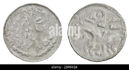 denarius (type ducal). BOLESŁAW II Śmiały (król Polski ; 1058-1079), règle Banque D'Images