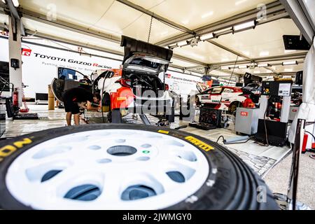 Ambiance pendant le rallye Acropolis Grèce 2022, 10th tour du Championnat du monde de voitures de rallye WRC 2022, de 8 septembre au 11, 2022 à Lamia, Grèce - photo Nikos Katikis / DPPI Banque D'Images