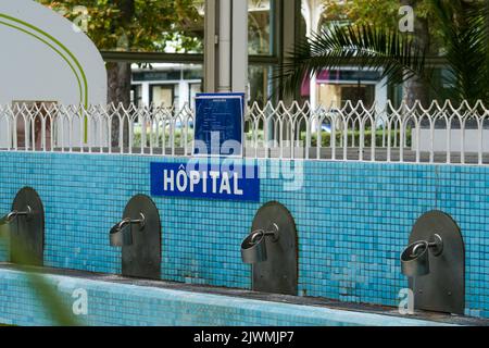 Ressort de l'hôpital, Hall des sources, Vichy, Allier, région DE L'AURA, Centre de la France Banque D'Images