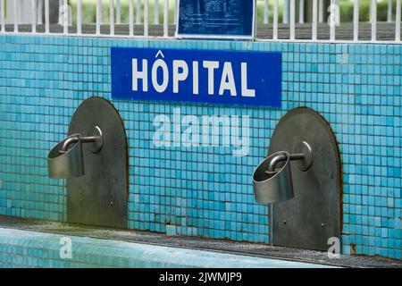 Ressort de l'hôpital, Hall des sources, Vichy, Allier, région DE L'AURA, Centre de la France Banque D'Images