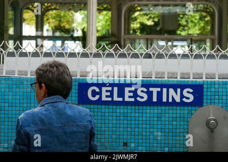 Celestins Springs, Hall of Springs, Vichy, Allier, région DE L'AURA, Centre de la France Banque D'Images