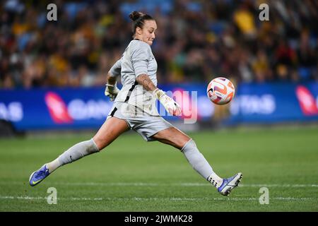 Sydney, Australie. 06th septembre 2022. Kailen Sheridan (GK) du Canada en action pendant le match international des femmes amicales entre les Matildes d'Australie et le Canada au stade Allianz sur 06 septembre 2022 à Sydney, en Australie. Credit: Izhar Ahmed Khan/Alamy Live News/Alamy Live News Banque D'Images