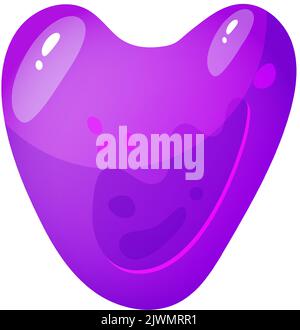 Lettres colorées en gelée, alphabet comique pour les enfants. Police jelly Bright. Type d'enfant pour les événements, les promotions. Illustration de Vecteur