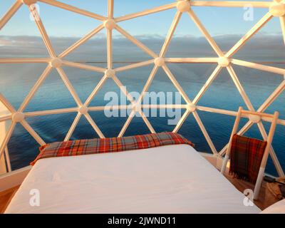 À Cambridge Bay, île Victoria, Nunavut, Canada. Banque D'Images