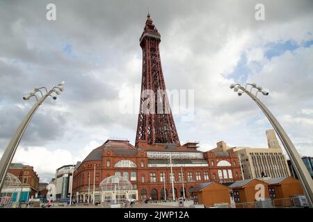 Blackpool illuminations promenade front de mer Angleterre Banque D'Images