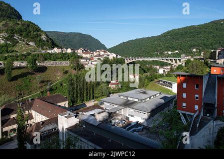 Ville de Saint Claude dans le Jura en France Banque D'Images